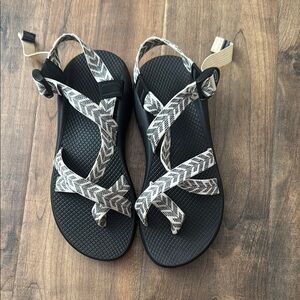 Chaco Black and White Women's Sandals